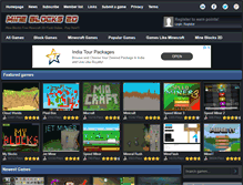 Tablet Screenshot of mineblocks2d.net